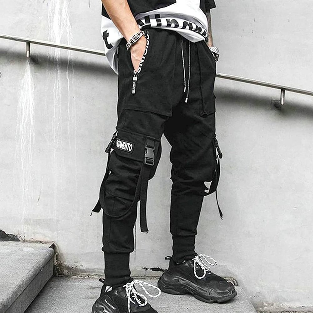 Men's Jogger Pants Techwear Hip Hop Harem Pants Streetwear Tactical Track pants